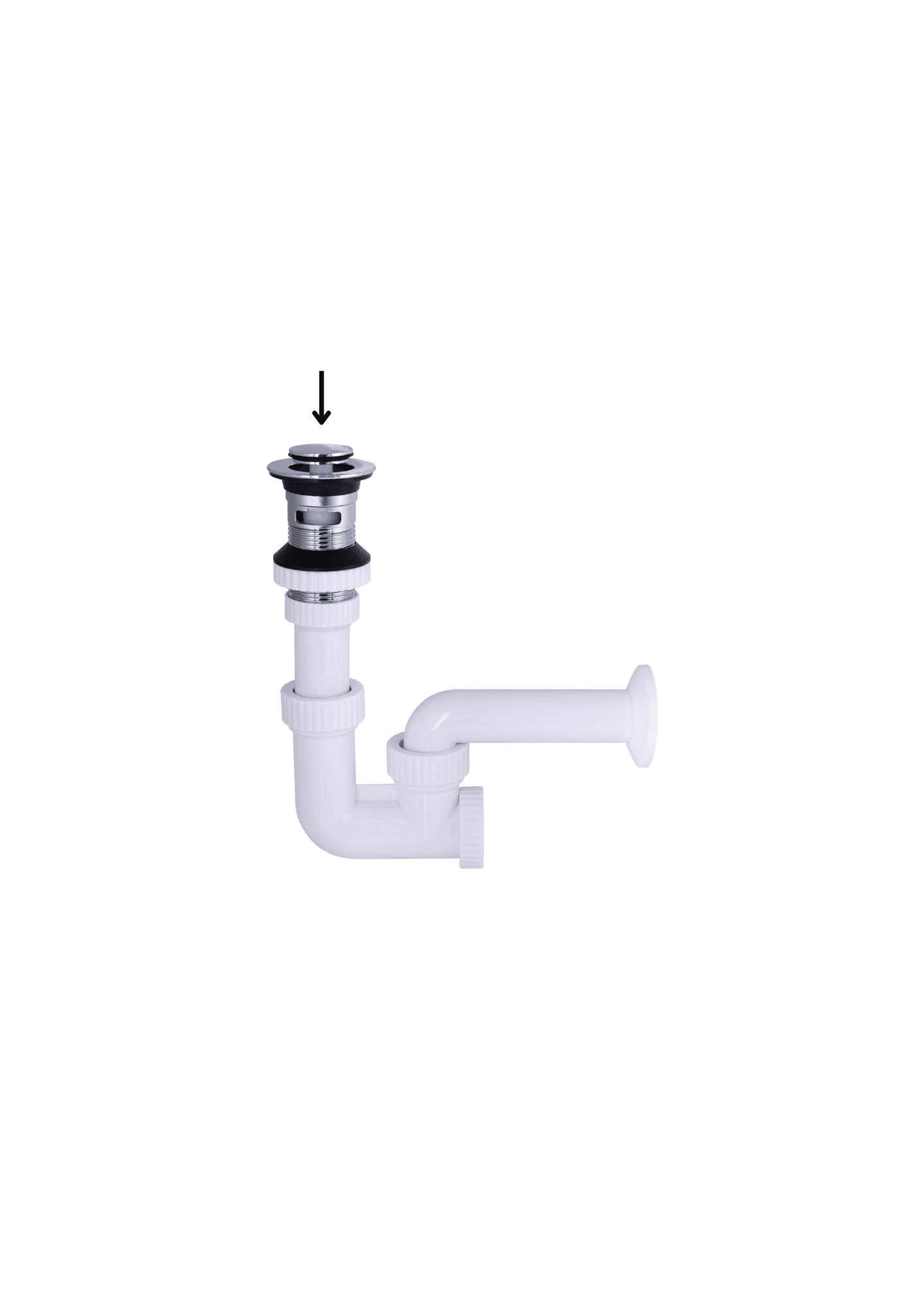 Bộ Xả Lavabo Nhấn Xi LV03 Mạ Crom Cao Cấp – Bền Đẹp, Thoát Nước Nhanh Cho Chậu Rửa Mặt