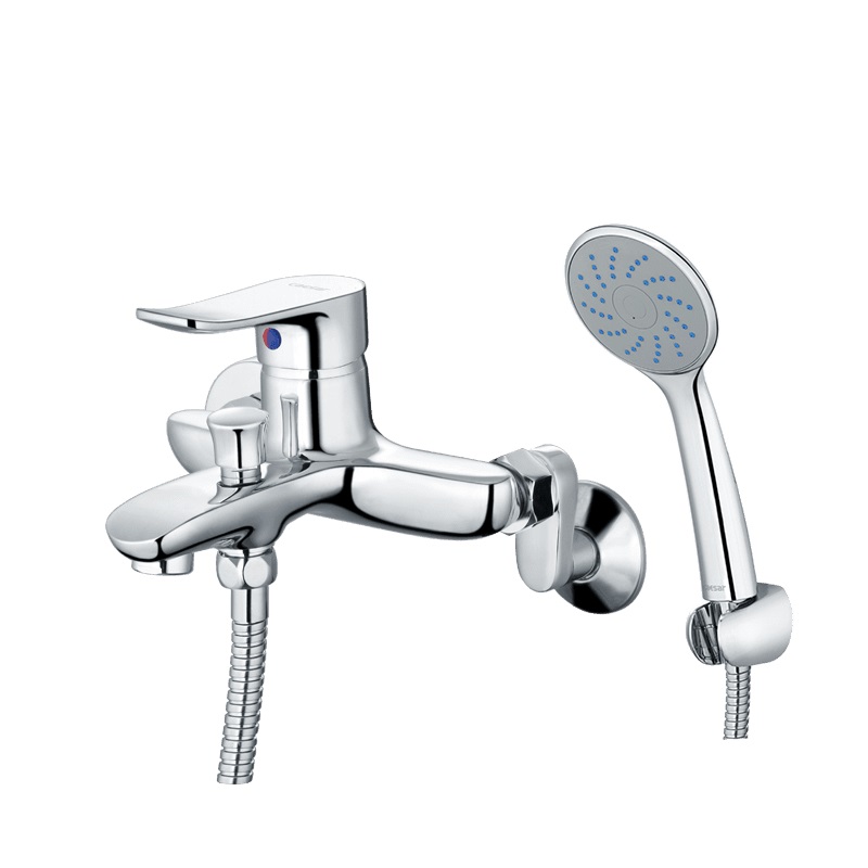 Vòi Sen Nóng Lạnh CAESAR S493C Tay Sen 1 Chế Độ – Chính Hãng, Tiết Kiệm Nước