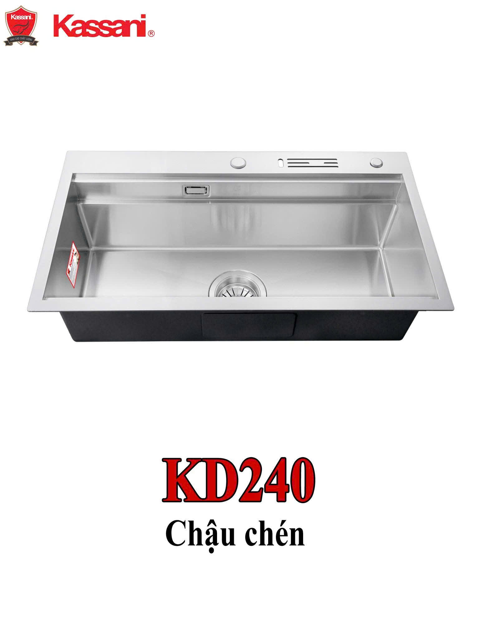 Chậu Rửa Chén Kassani KD240 Inox 304 Cao Cấp