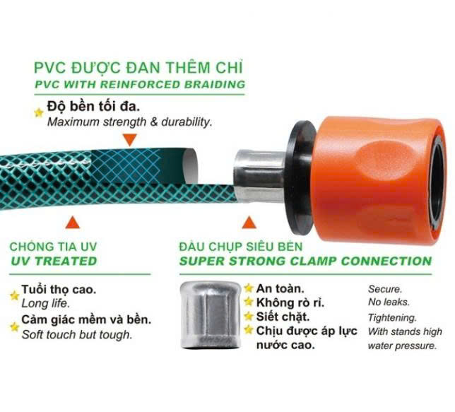 🌿 Bộ xịt rửa tưới cây Onspa 6030 Kèm Đầu Nối Lục Giác – Mã 105B6000-1