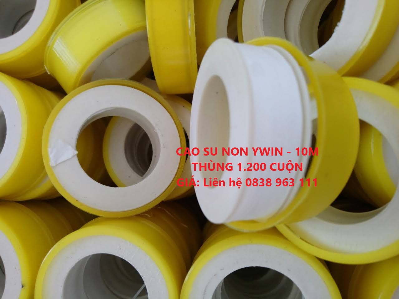 Băng Tan Ywin 10m (Keo Non, Cao Su Non) – Cuộn Dày 0.075mm, Hộp 200 Cuộn, Giá Sỉ Phân Phối