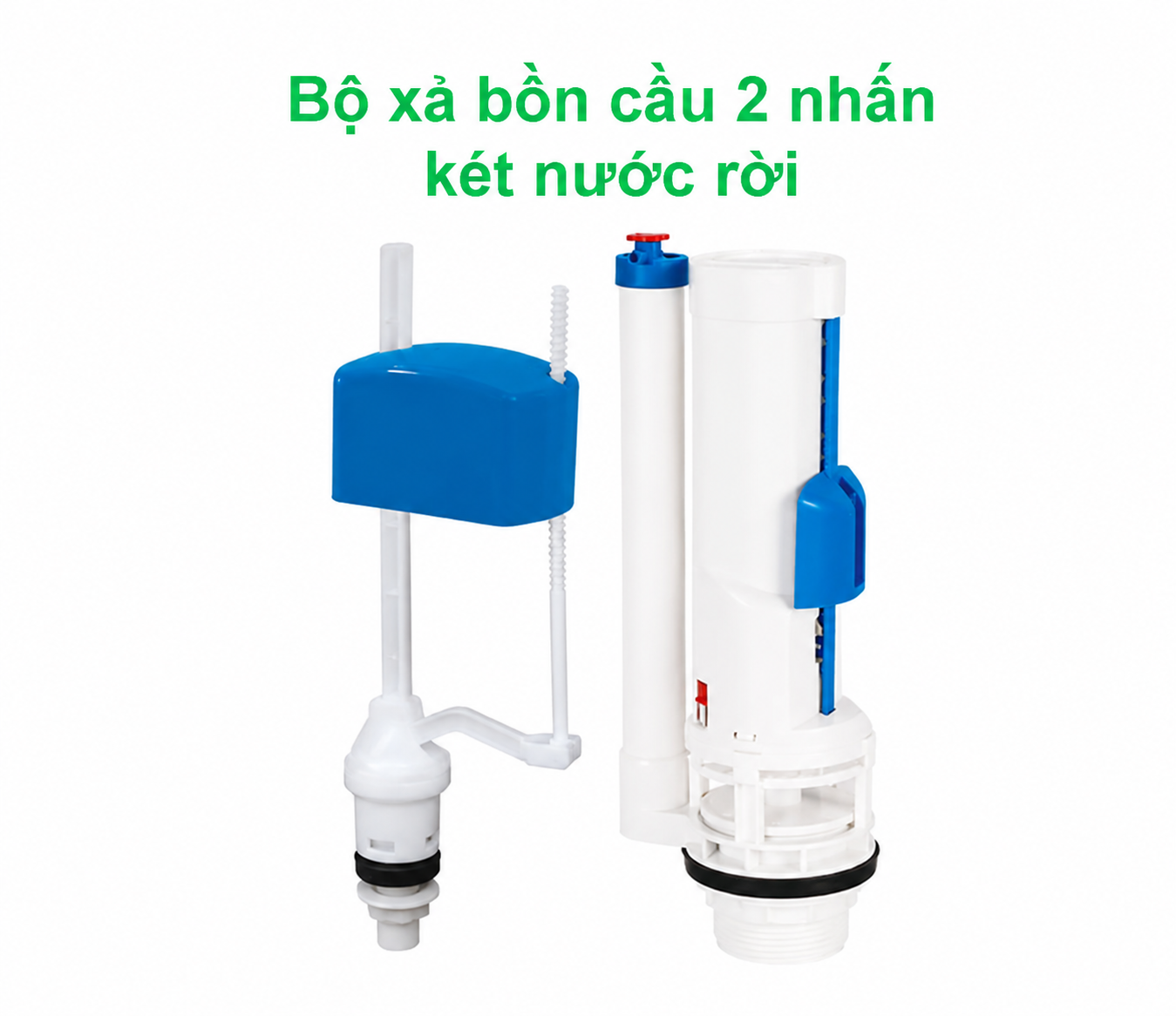 Bộ Xả Paradise KR Piston Pro 2 Nhấn VS0407 – Bộ Xả Bồn Cầu Két Rời Chất Lượng Cao, Bền Bỉ
