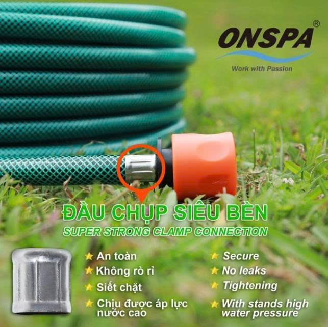 🌿 Bộ xịt rửa tưới cây Onspa 6030 Kèm Đầu Nối Lục Giác – Mã 105B6000-1