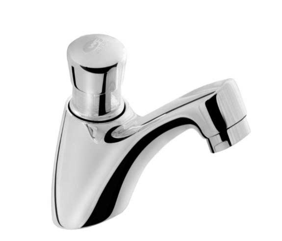 Vòi Lavabo Tự Ngắt Wufeng WF-121 – Đồng Thau Mạ Crom-Niken, Tiết Kiệm Nước