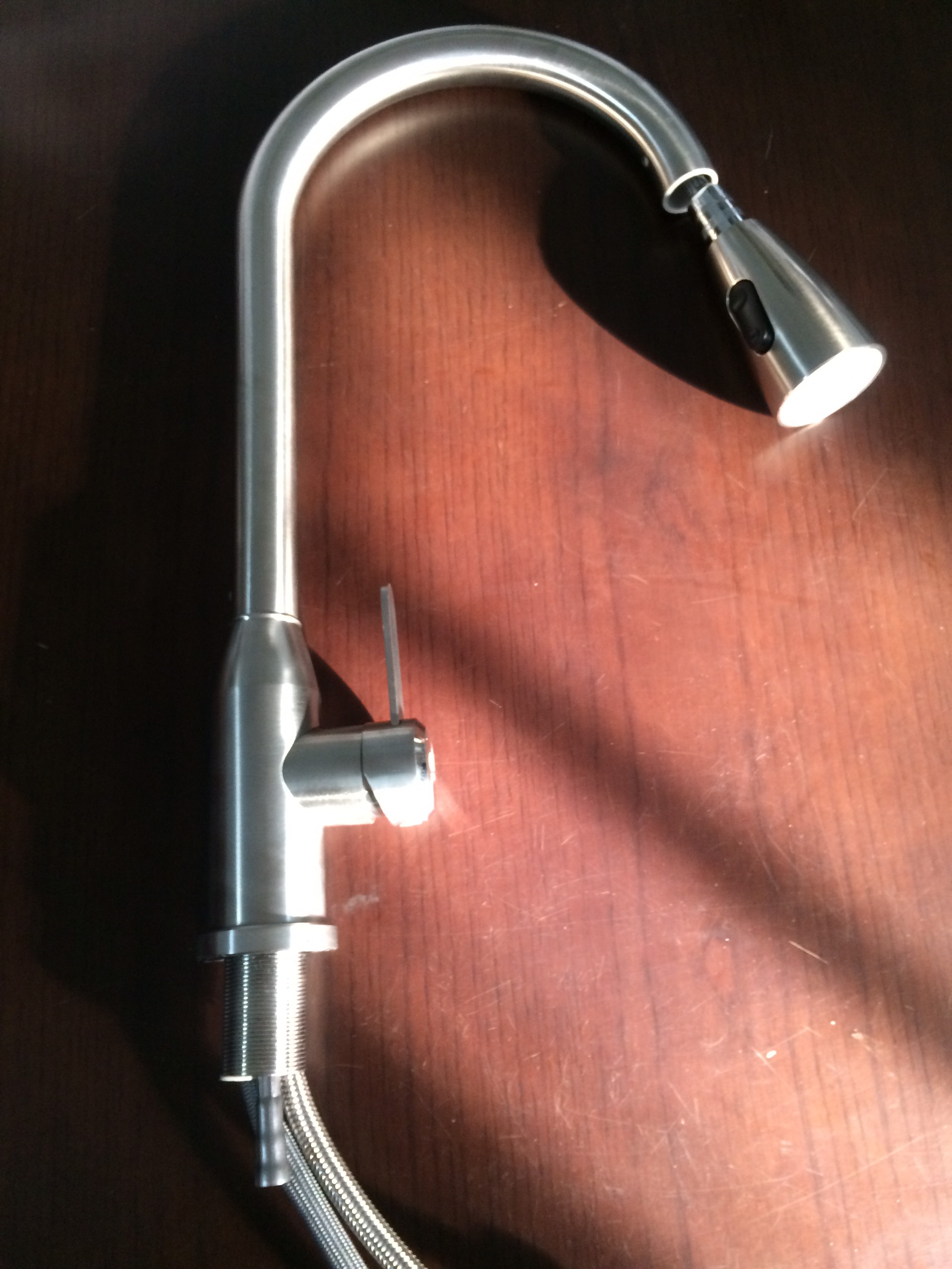 Vòi Rửa Chén Nóng Lạnh Dây Rút Wufeng WF-S950 Inox 304 Cao Cấp