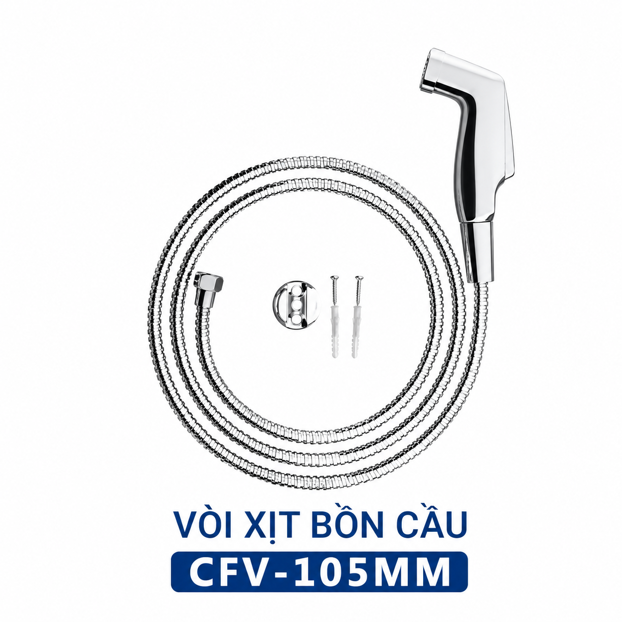 Vòi Xịt Vệ Sinh INAX CFV-105MM Chính Hãng – Bền Bỉ, Tiện Lợi Cho Mọi Nhà Tắm