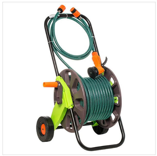 🌱 Bộ Tưới Cây Onspa Xe Đẩy + Rulo Dây 30m + Vòi Tưới 6 Tia