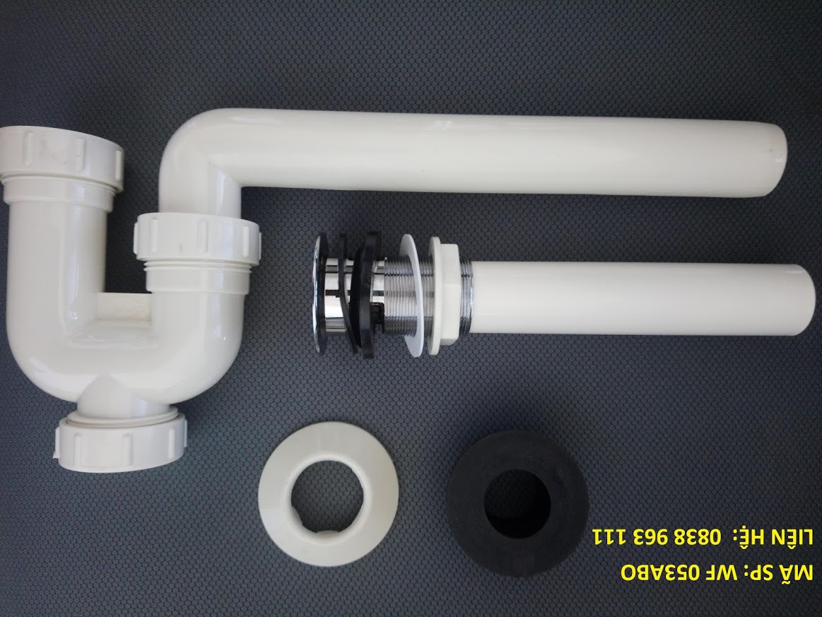 Bộ Xả Lavabo Nhựa Nút Lật WUFENG WF-053ABO – Chống Ăn Mòn, Dễ Vệ Sinh, Bền Bỉ