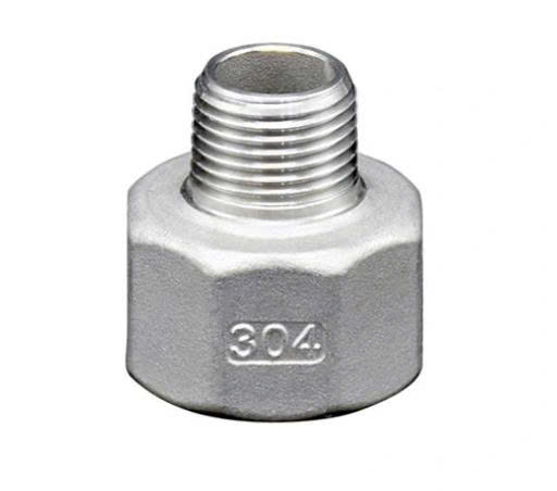 Nối giảm (lơ giảm) ren trong 21 ren ngoài 17 (DN15/DN10) inox 304/316