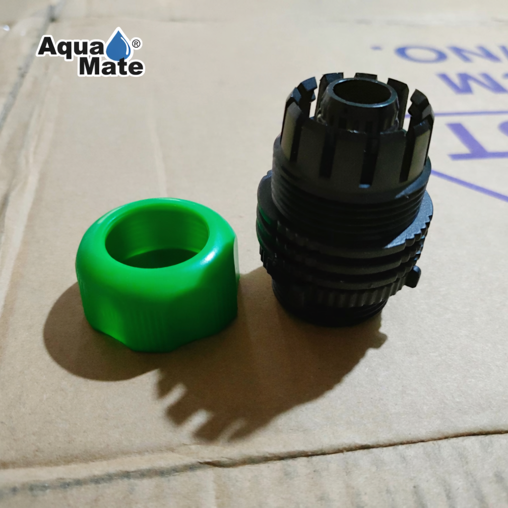 Cút Nối Ren Ngoài 34mm Kèm Nối Xiết Ống Mềm 20mm Cao Cấp Mã GYW-3380A1