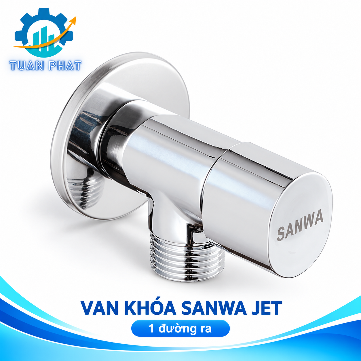 Van Ceramic Giảm Áp Chia 1 Đường 1/2″ SANWA JET Chính Hãng – Bền Bỉ, Chống Rò Rỉ