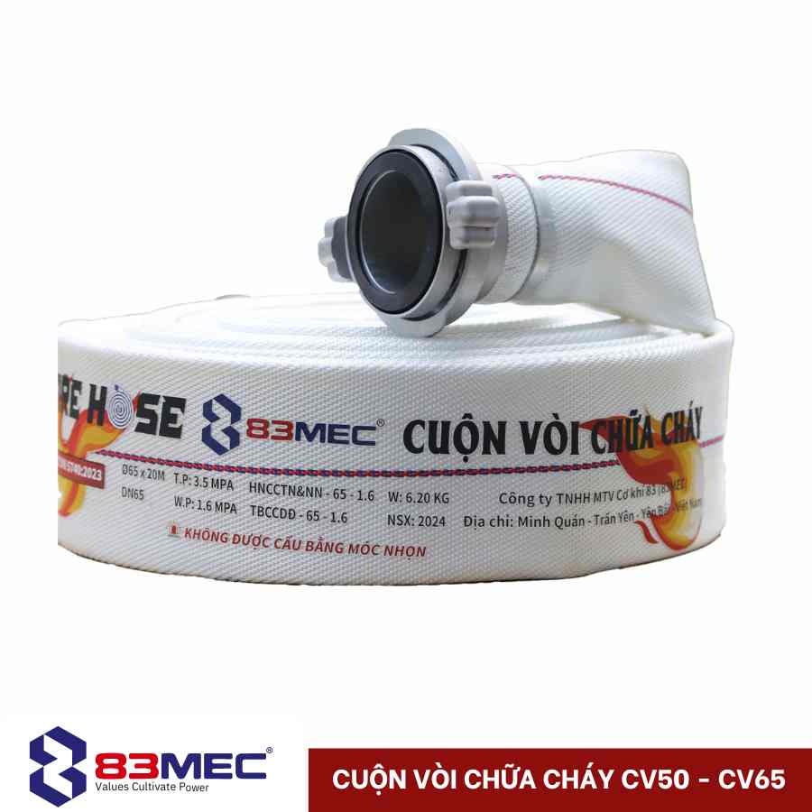Cuộn Vòi Chữa Cháy D65, D50 – Thiết Bị PCCC An Toàn, Chất Lượng