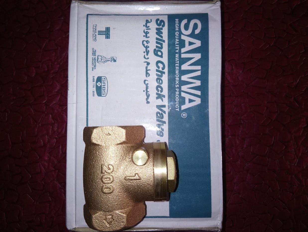 Van Một Chiều Lá Lật SANWA Thái Lan – Ngăn Dòng Chảy Ngược, Vận Hành Êm Ái