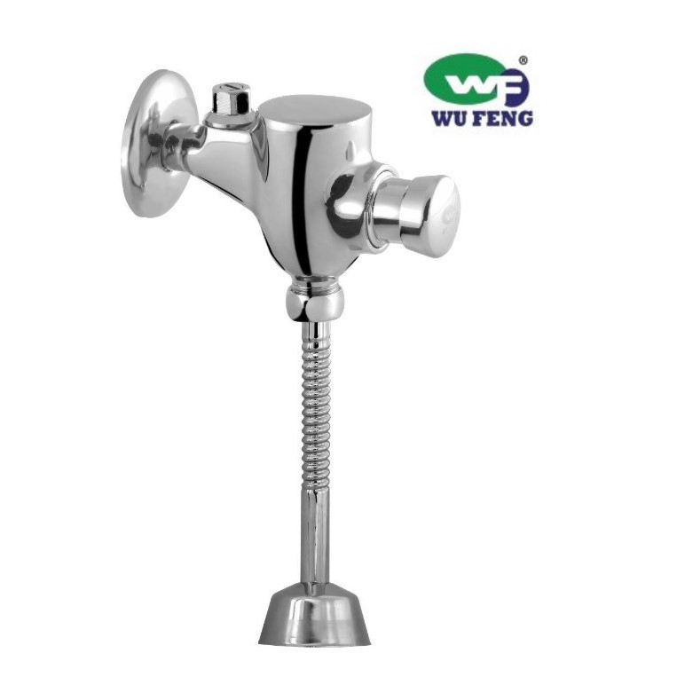 Xả Bồn Tiểu Tự Động Ngắt Wufeng WF-182 – Đồng Mạ Crom Bền Bỉ, Tiết Kiệm Nước
