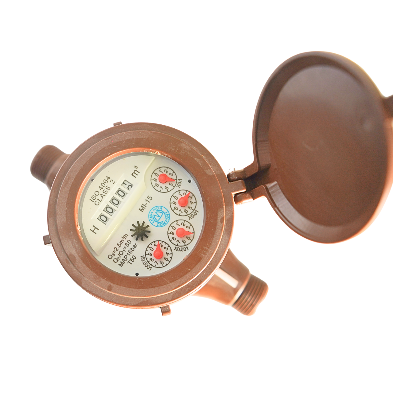 Đồng Hồ Nước Thân Nhựa MI Minh Hòa DN15 (21mm)  – Giá Tốt, Chính Hãng, Chất Lượng Ổn Định