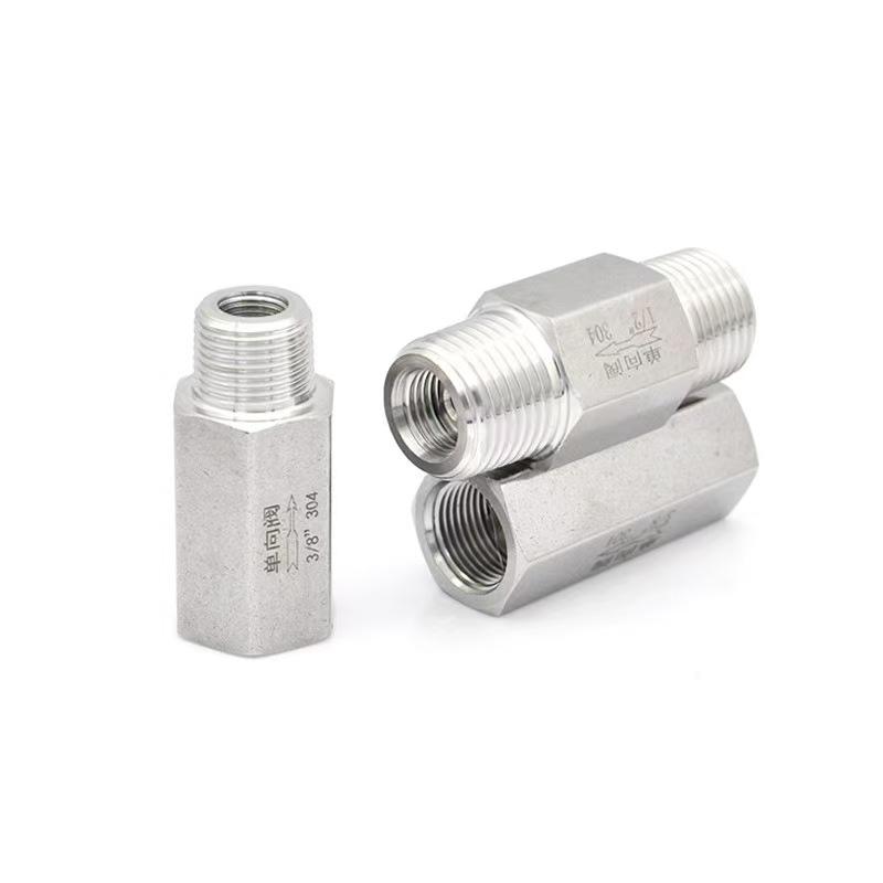 VAN 1 CHIỀU KHÍ NÉN INOX 304 REN 1/4, 3/8, 1/2 INCH – CHỊU ÁP 30 BAR