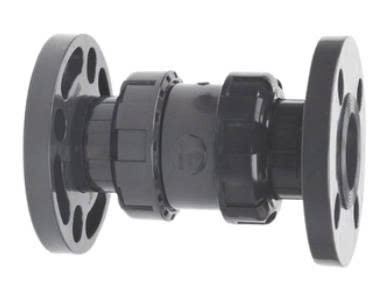 VAN 1 CHIỀU 2 RẮC CO MẶT BÍCH UPVC SH24 DN15 – DN100 PN10