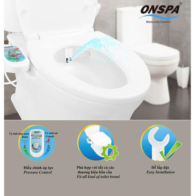 BỘ XỊT VỆ SINH THÔNG MINH KHÔNG ĐIỆN ONSPA 106VS02