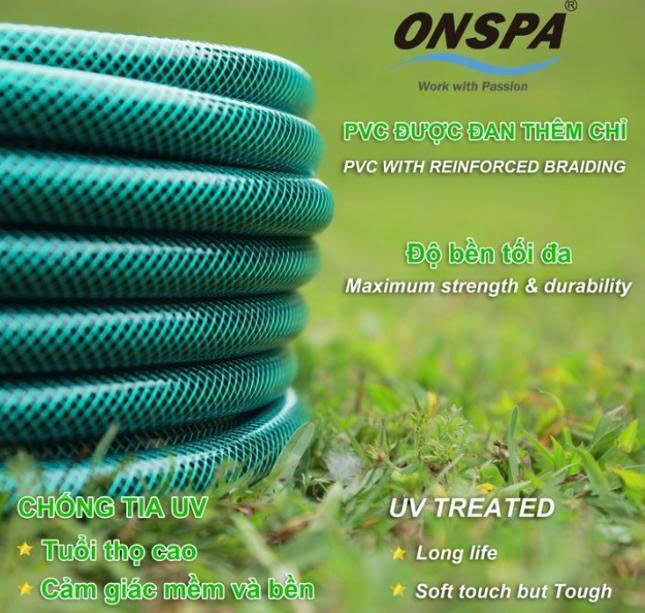 🌿 Bộ xịt rửa tưới cây Onspa 6030 Kèm Đầu Nối Lục Giác – Mã 105B6000-1