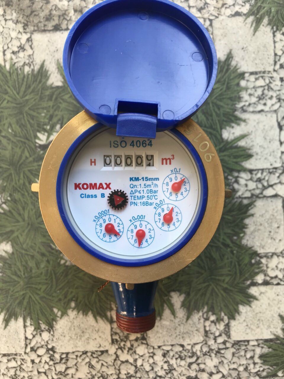 ĐỒNG HỒ NƯỚC SẠCH KOMAX HÀN QUỐC NỐI REN CÓ KIỂM ĐỊNH/HIỆU CHUẨN