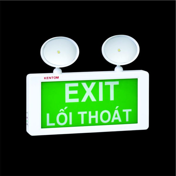 KT-730 Đèn chiếu sáng khẩn cấp và EXIT kết hợp Kentom/Việt Nam
