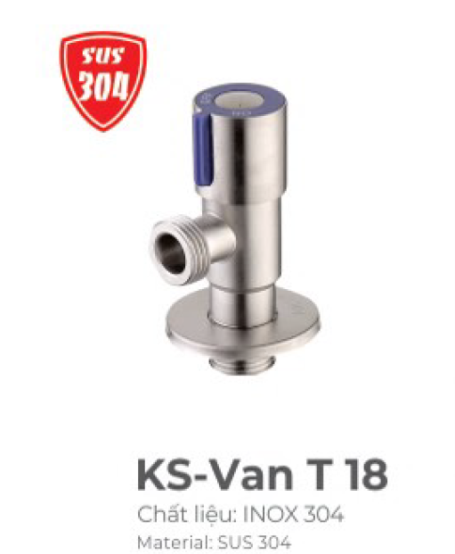 Tê Chia – Van chia 2 Ngã Inox 304 Kassani Cao Cấp Chính Hãng