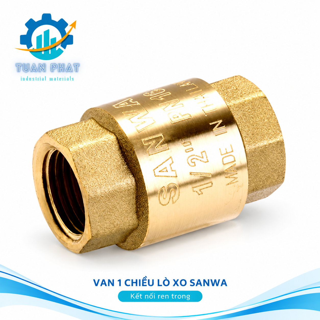 Van Một Chiều Lò Xo SANWA SCV20 Chính Hãng Thái Lan