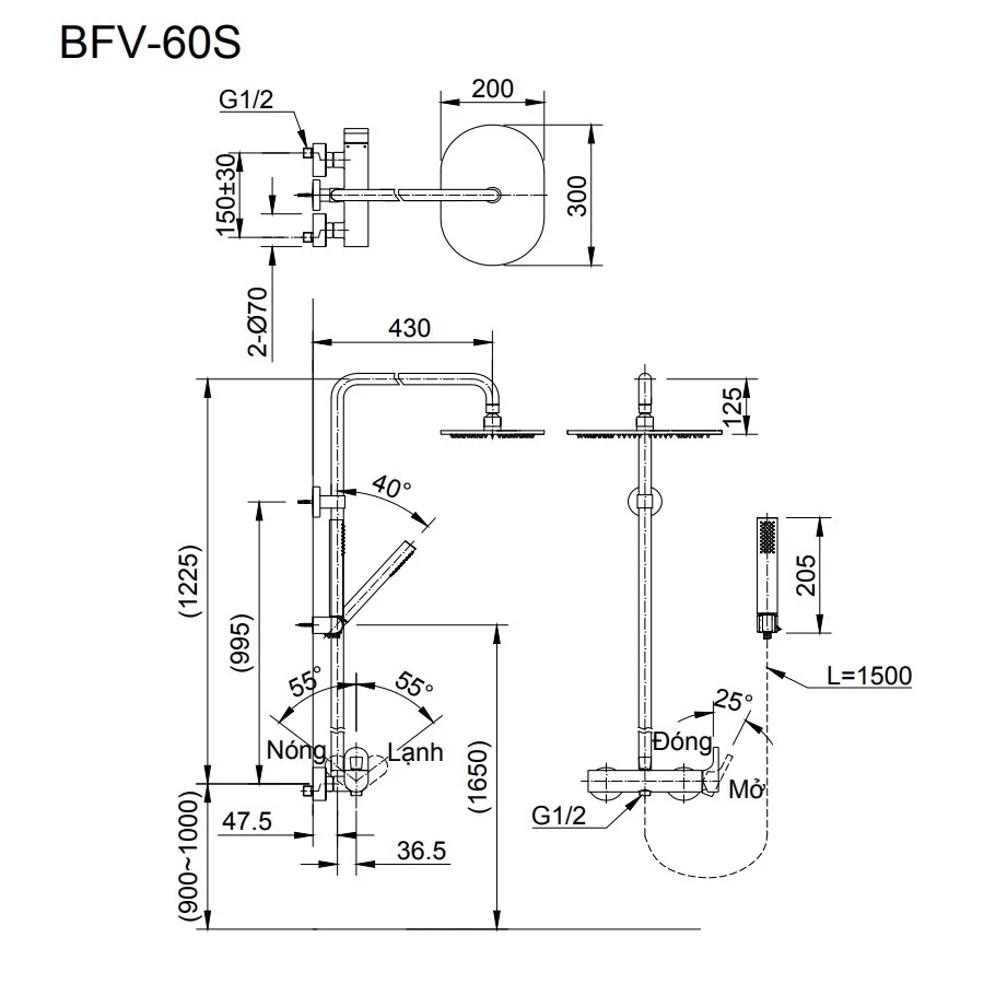 🚿 Sen Cây 1 Chế Độ INAX BFV-60S – Thiết Kế Sang Trọng, Đẳng Cấp Cho Phòng Tắm Hiện Đại