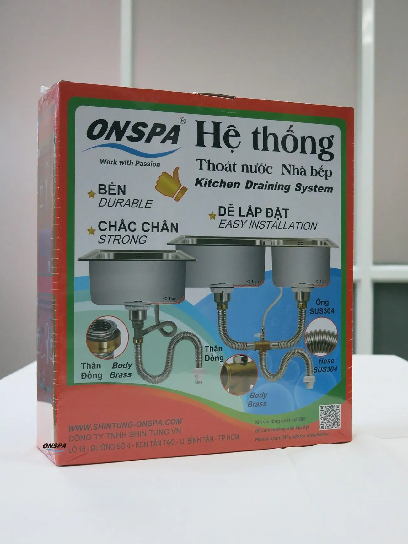 HỆ THỐNG THOÁT NƯỚC NHÀ BẾP ĐƠN ONSPA