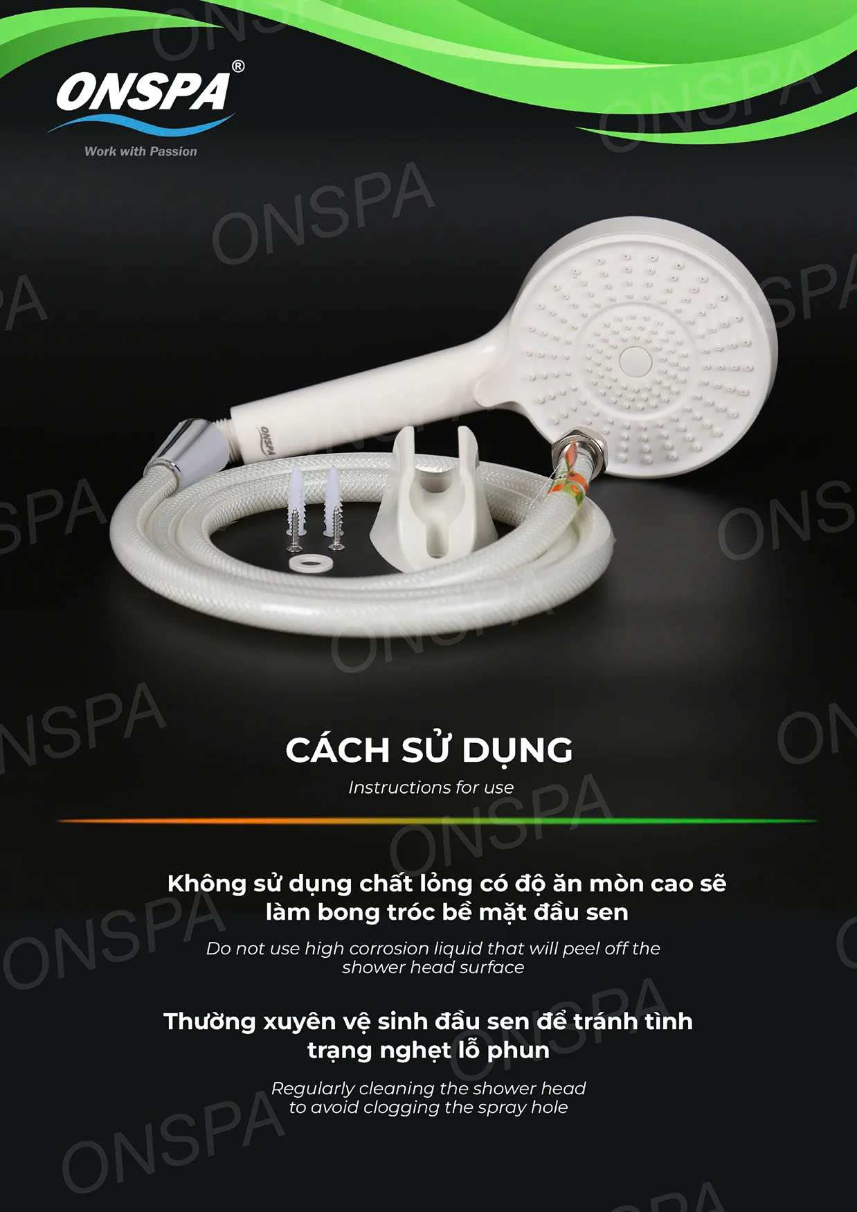 Bộ Sen Tắm Onspa L1083