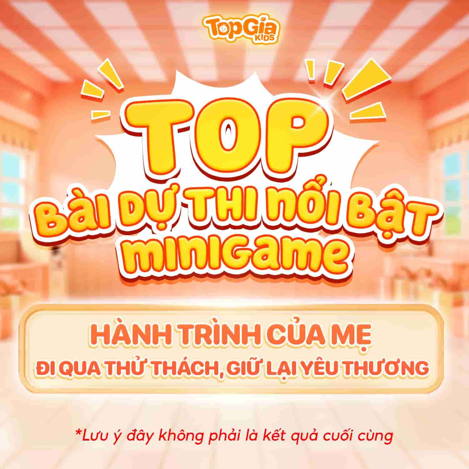 Top bài dự thi nổi bật trong Minigame “HÀNH TRÌNH CỦA MẸ - ĐI QUA THỬ THÁCH, GIỮ LẠI YÊU THƯƠNG”