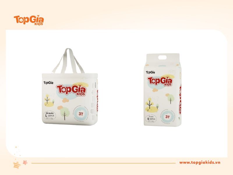 2 loại bỉm TopGiaKids mà nhiều mẹ bỉm tin dùng