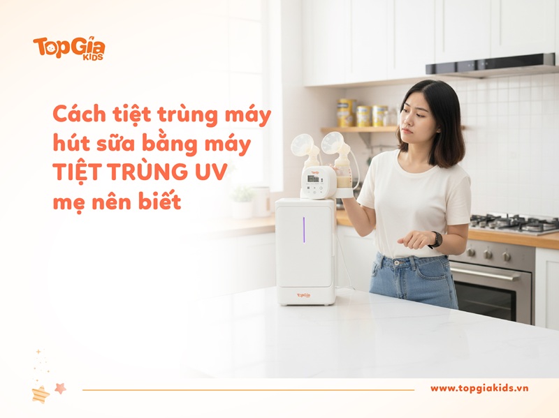 Có nên tiệt trùng máy hút sữa bằng máy tiệt trùng UV không?