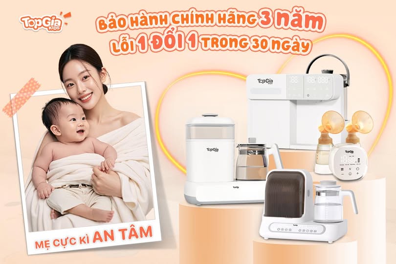 Chính sách bảo hành dài hạn, minh bạch của TopGiaKids