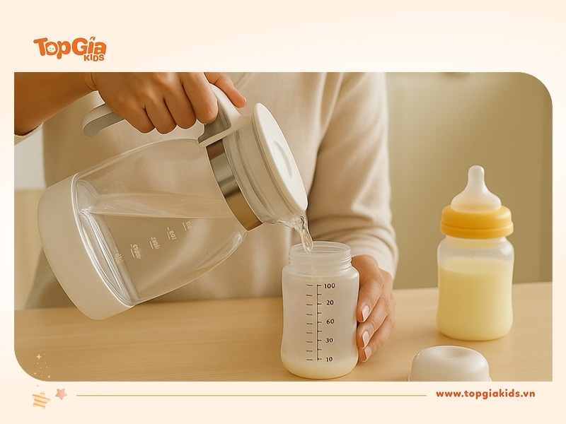 Các loại nước pha sữa an toàn cho bé