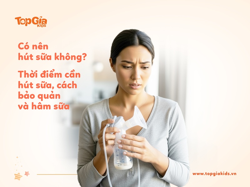 Có nên hút sữa không