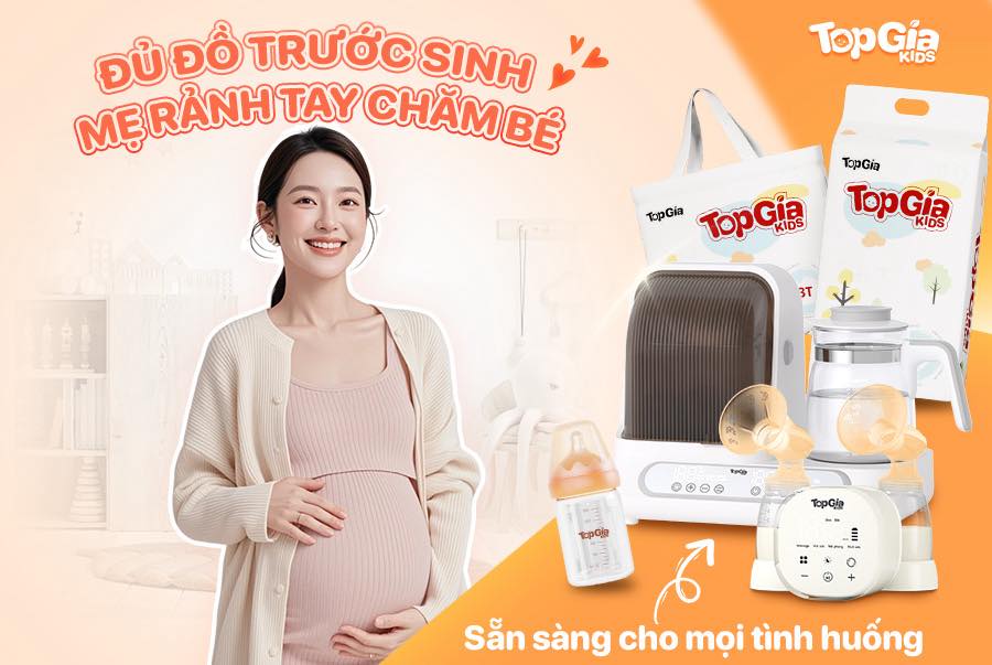 Vì sao mẹ nên chuẩn bị đủ đồ dùng cho con trước khi sinh