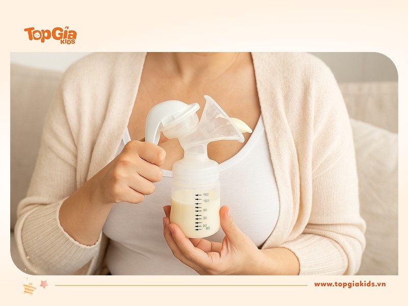 Cách sử dụng đồ hút sữa bằng tay đúng kỹ thuật mẹ nên biết