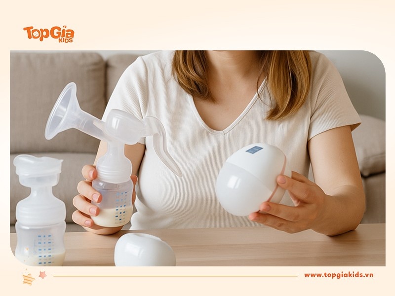 Hướng dẫn vệ sinh và bảo quản các dụng cụ hút sữa mẹ