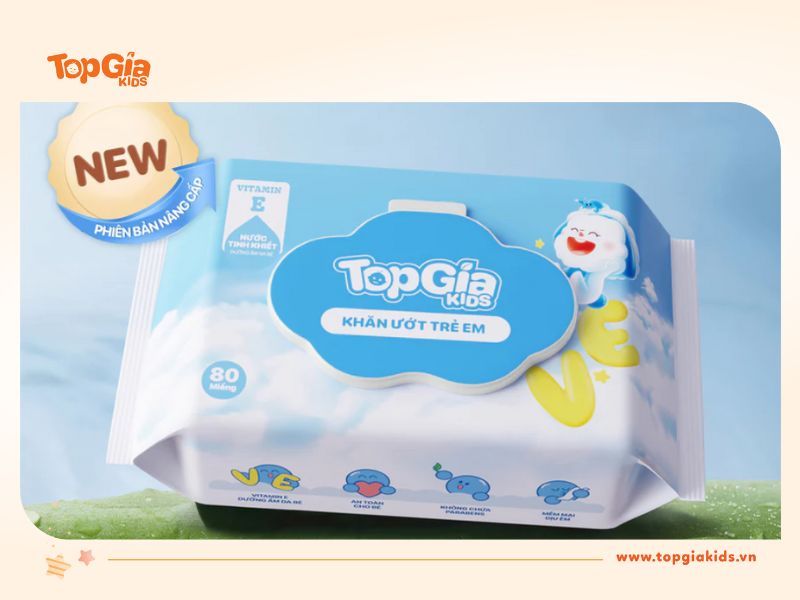 Điểm nổi bật của khăn ướt trẻ em topgiakids