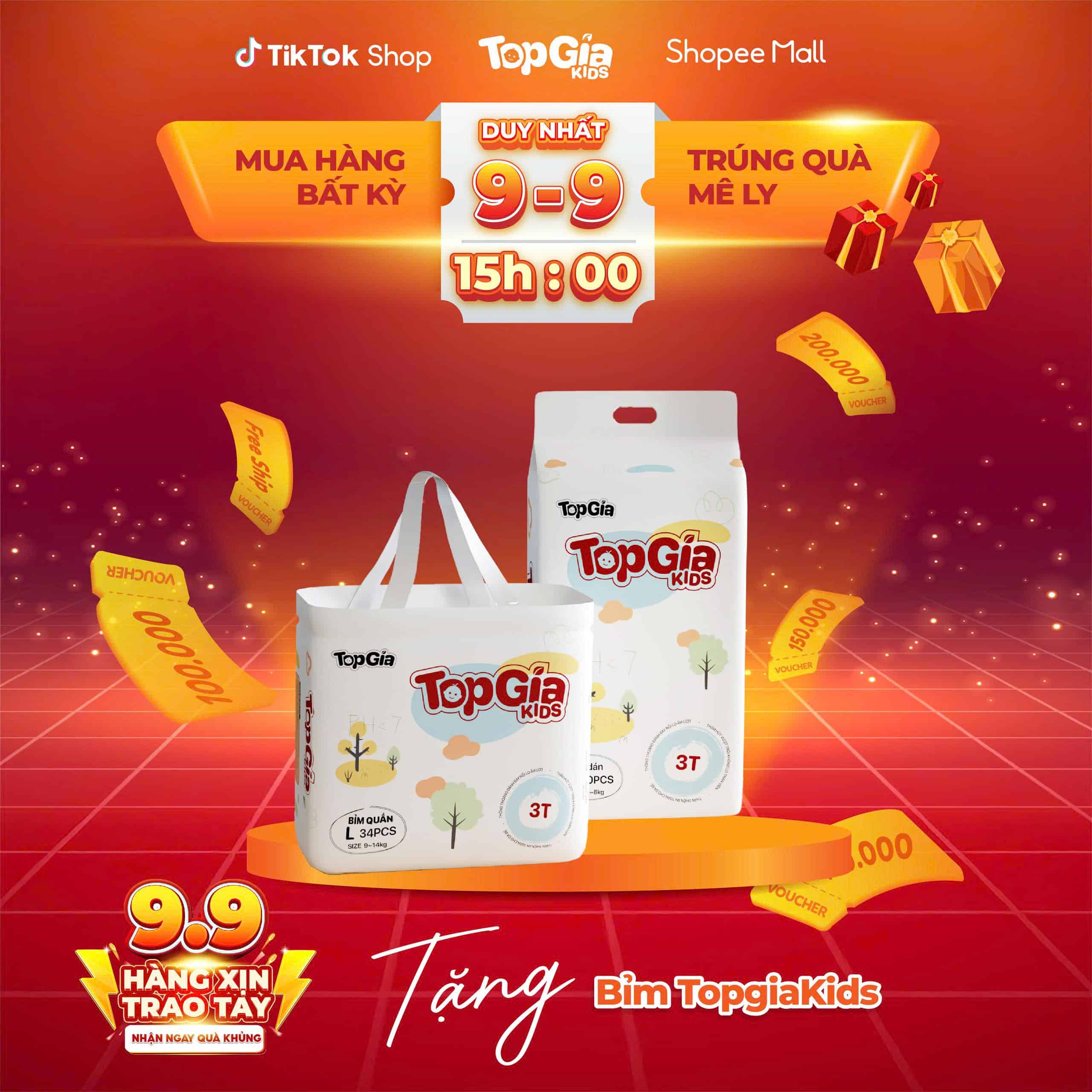 quà tặng siêu sale 9/9