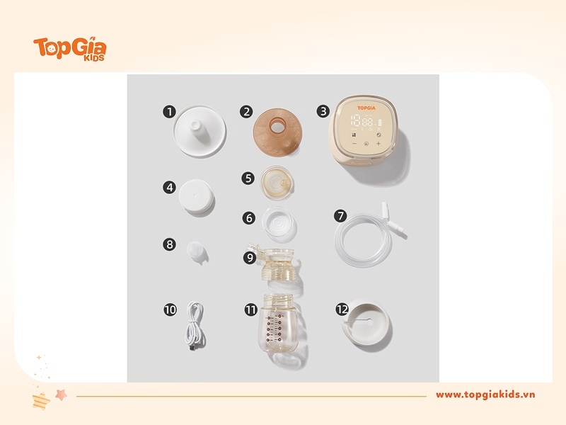 lắp máy hút sữa đúng cách