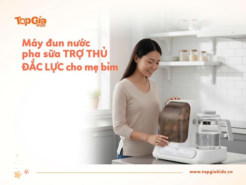 Máy đun nước pha sữa TopgiaKids 