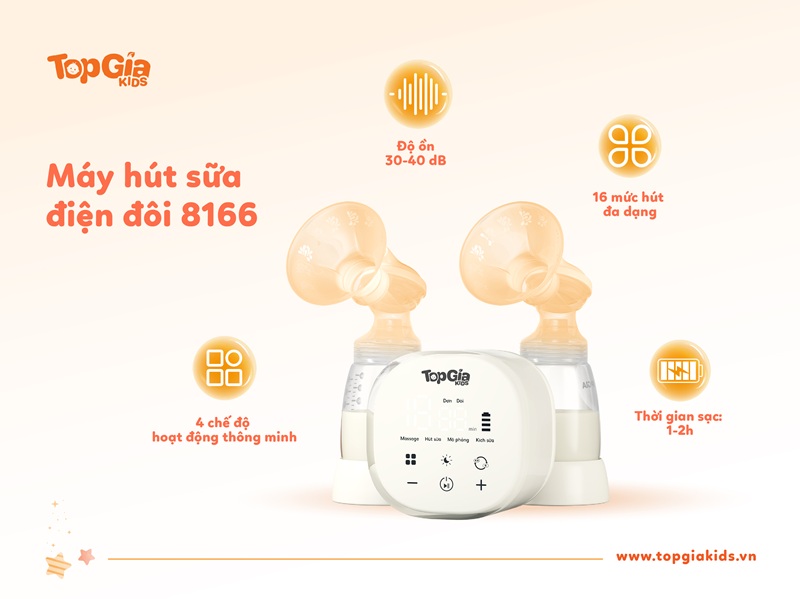 Máy hút sữa điện đôi M5-03 TopGiaKids