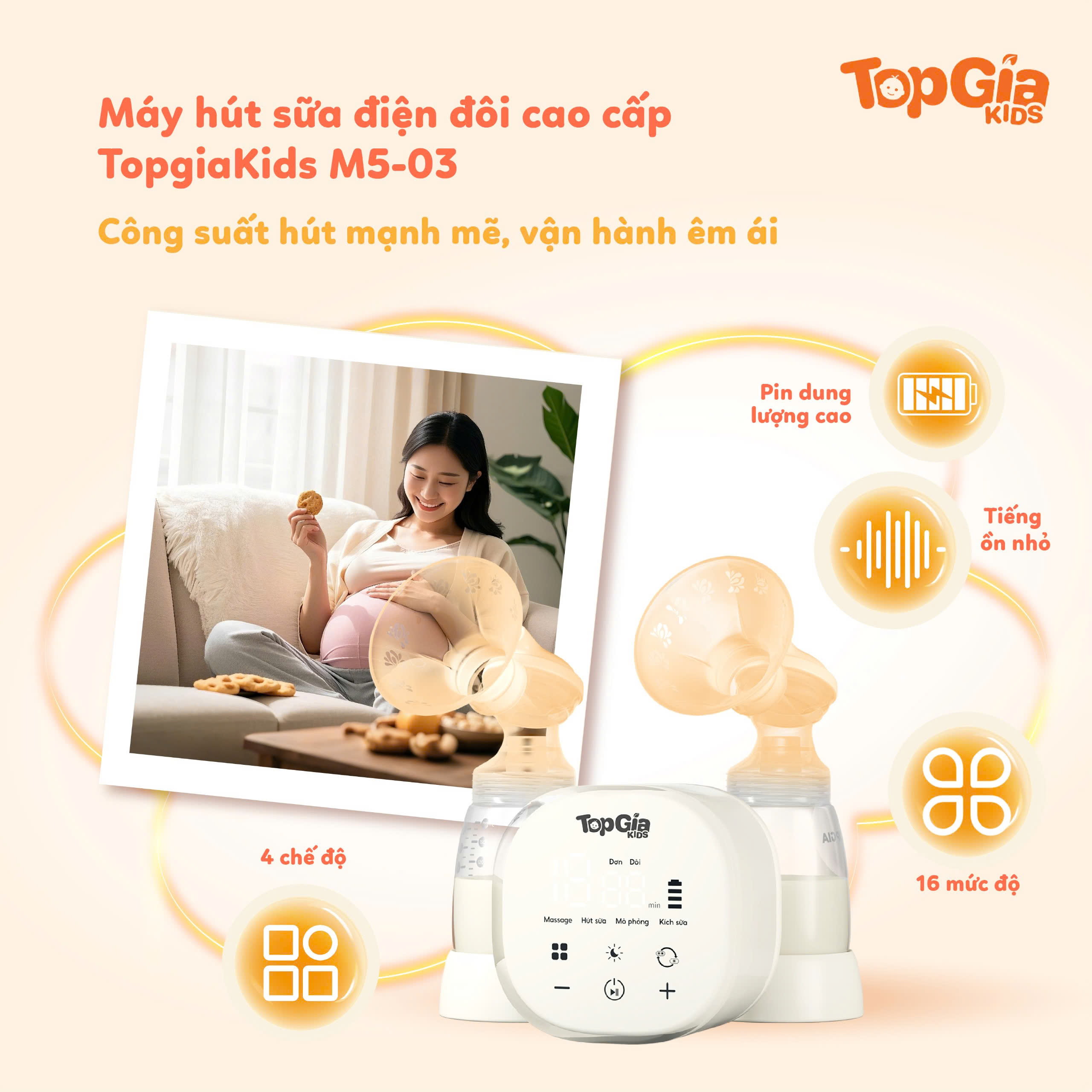 Máy hút sữa TopgiaKids