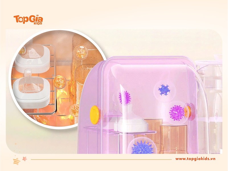 Lưu ý khi sử dụng máy tiệt trùng bình sữa