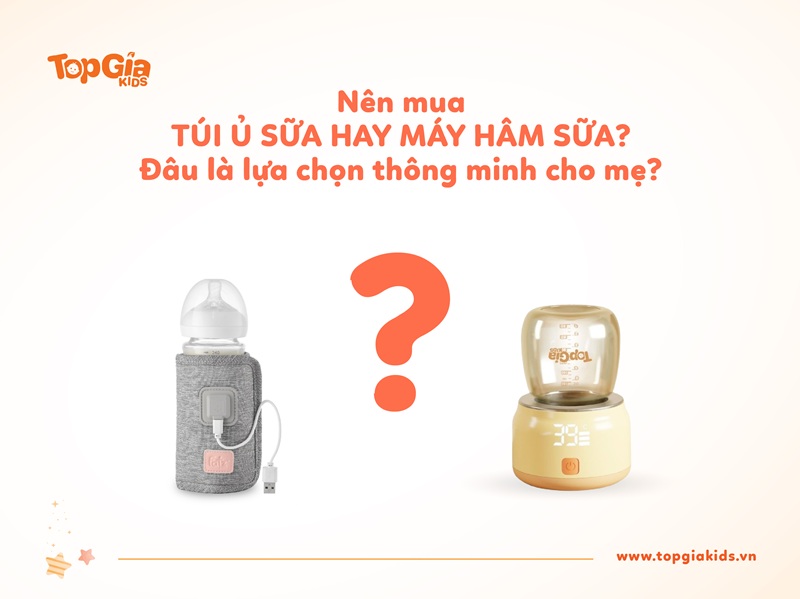 Mẹ nên mua túi ủ sữa hay máy hâm sữa