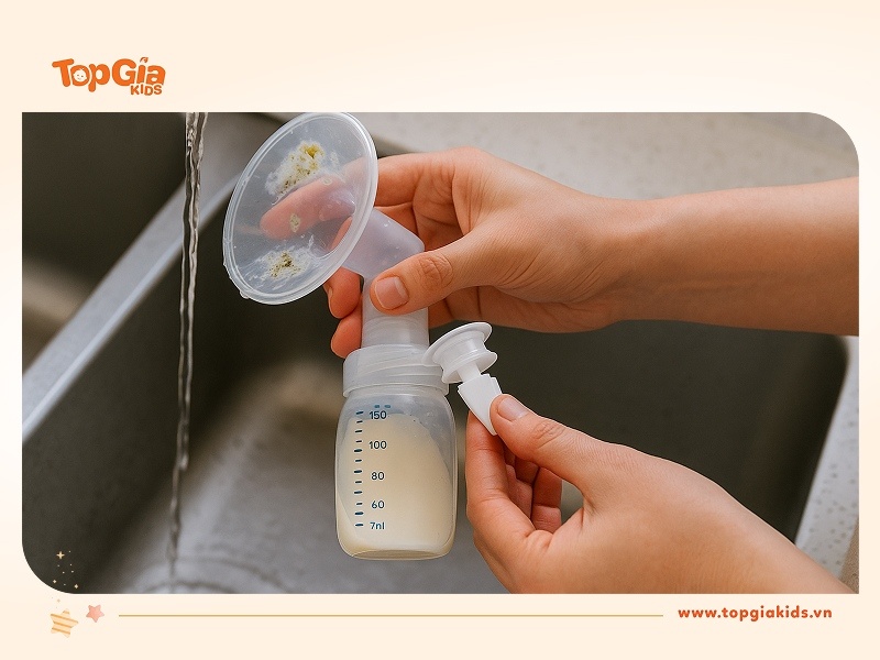 Một số lưu ý khi vệ sinh máy hút sữa mẹ cần biết sớm