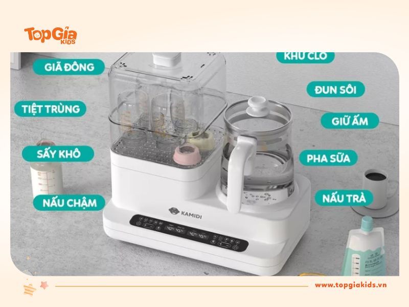 Máy hâm sữa tiệt trùng sấy khô Kamidi Speed 2