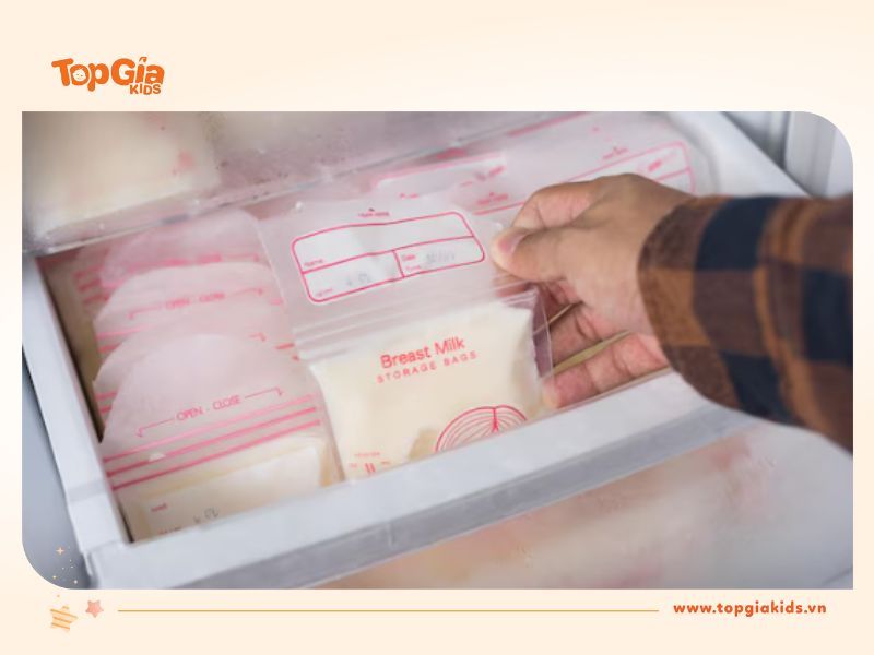 Lưu ý quan trọng khi bảo quản sữa mẹ
